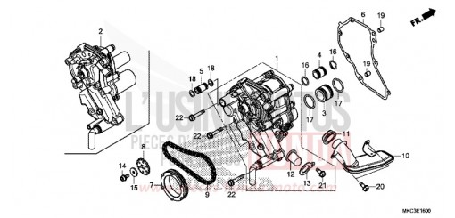 POMPE A HUILE GL1800BJ de 2018